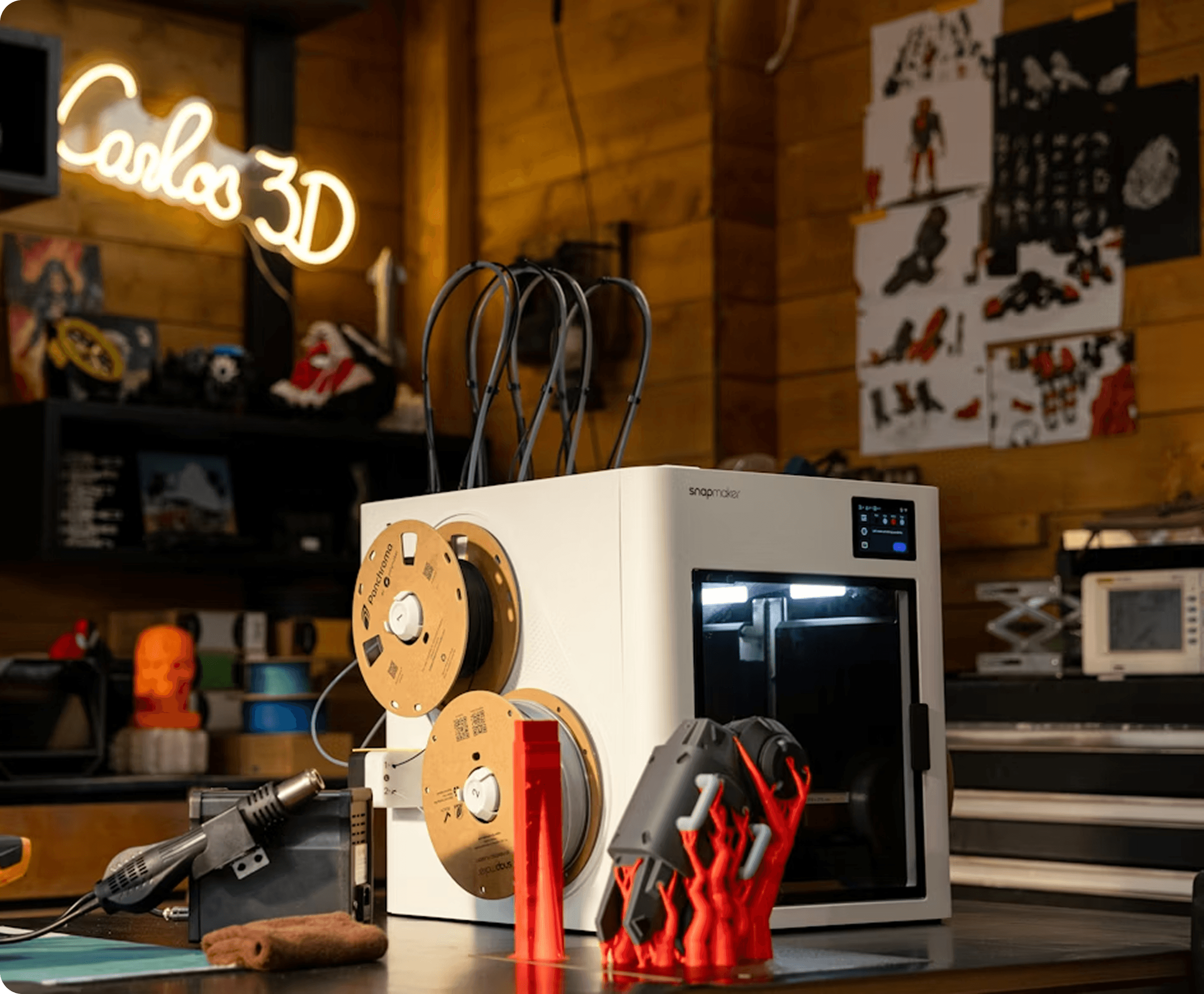 Modern 3D Printer Workshop
